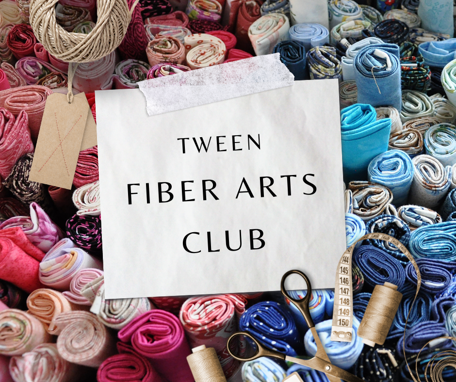 A collage of threads and yarns in different colors.