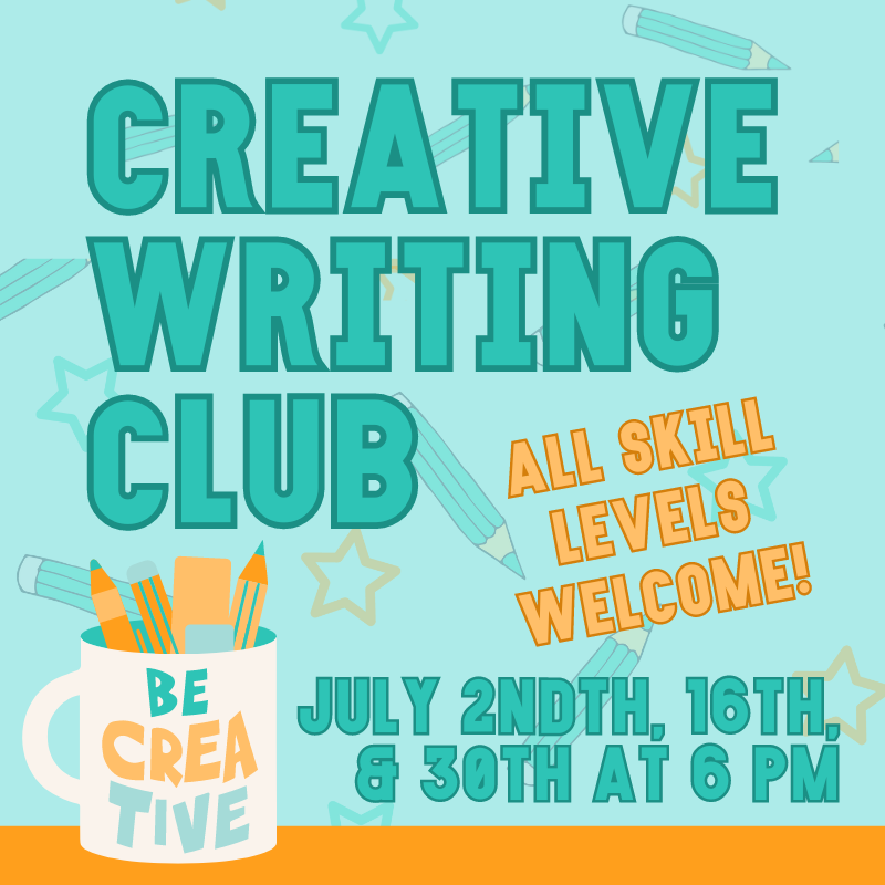 Creative Writing Club July Logo